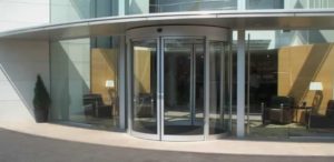 Curved Glass Door